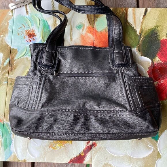 New Tignanello Leather 2 compartments Large Hand Bag - Picture 11 of 11